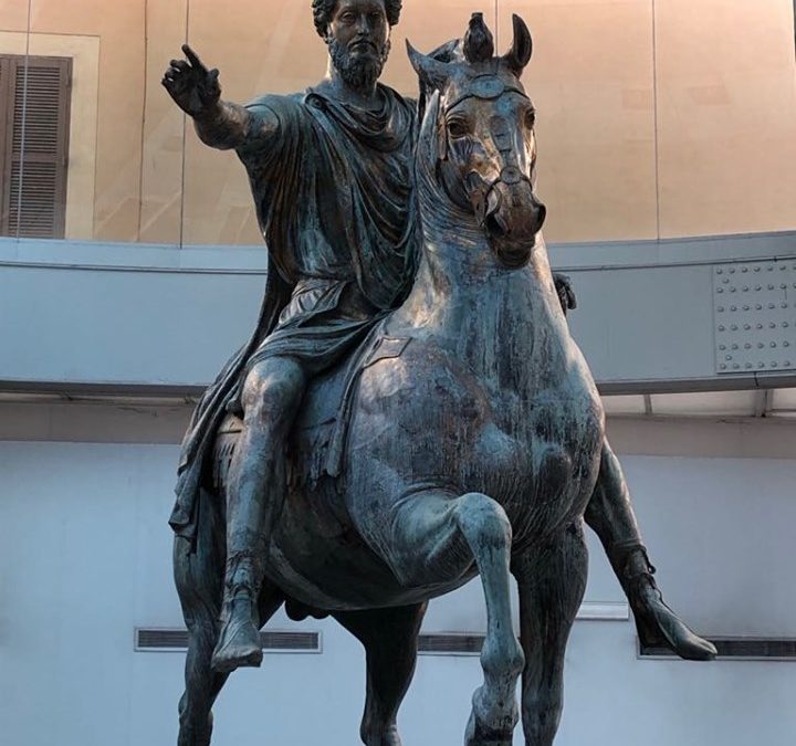 The bronze Marcus Aurelius: Maybe not everyone knows that